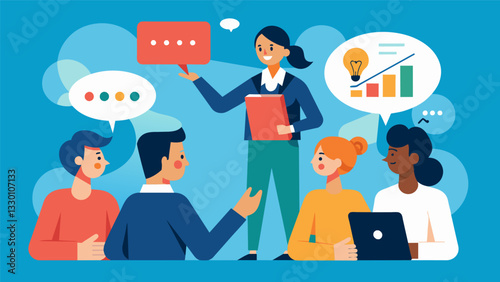 A seminar on the power of using I statements and active listening to improve communication and understanding in all types of relationships.. Vector illustration