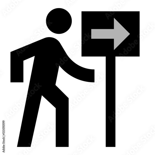 Directional Sign Icon