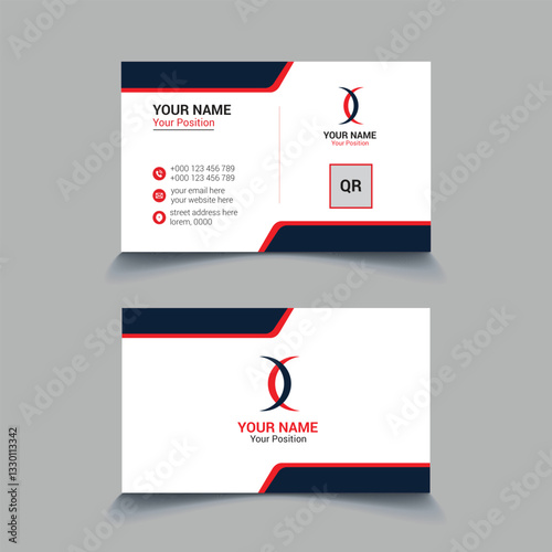 Modern Corporate Business Card Design high quality vector file 