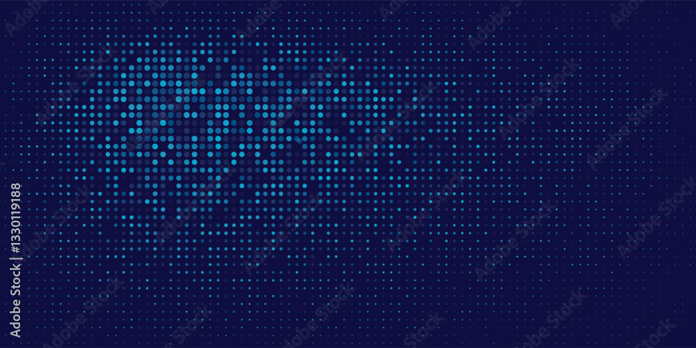 Dark BLUE vector banner with circles, spheres. Abstract spots. Background of Art bubbles in halftone style with colored gradient. Dark BLUE vector banner with circles, spheres. Abstract spots. Background of Art bubbles in halftone style with colored gradient.
