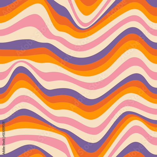 Waves seamless pattern. Waves background.