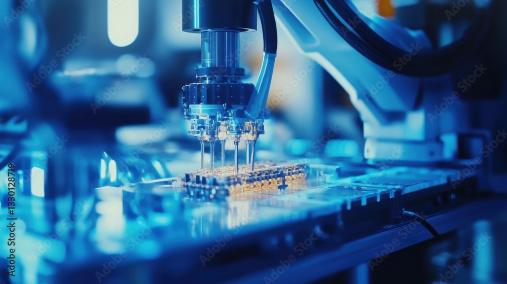 Advanced Laboratory Technology with Robotic Arm and Liquid Handling System Advanced Laboratory Technology with Robotic Arm and Liquid Handling System
