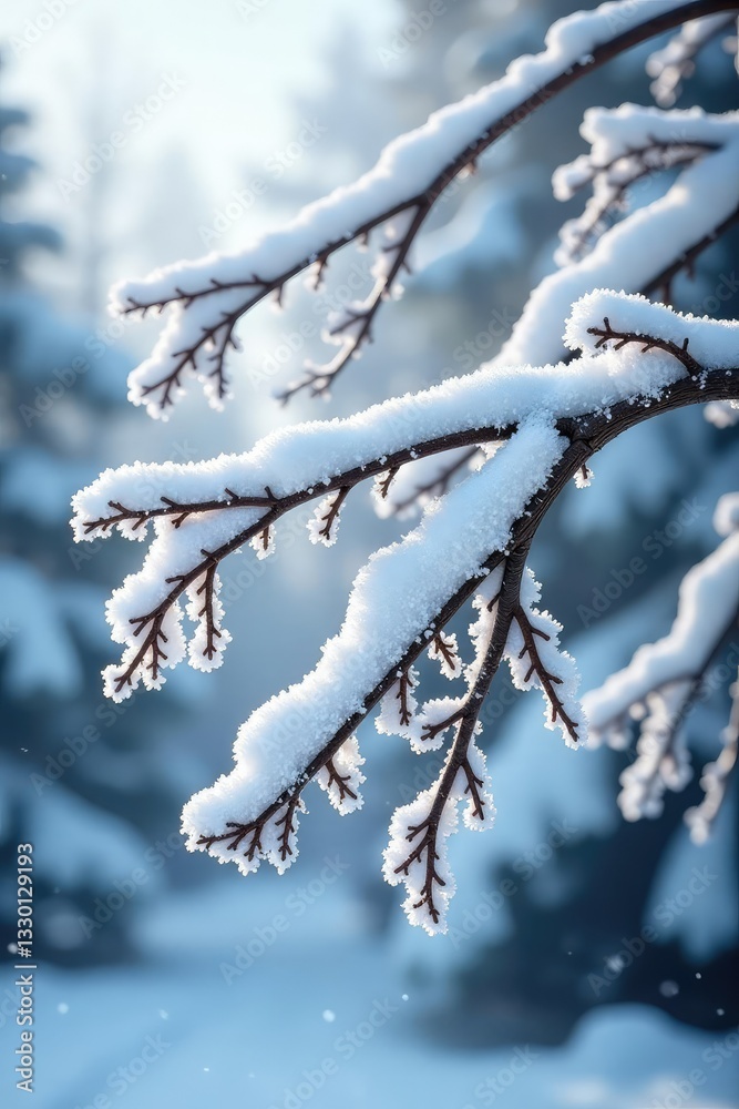 snow-covered tree branches with frosty texture, snow, winter, texture snow-covered tree branches with frosty texture, snow, winter, texture