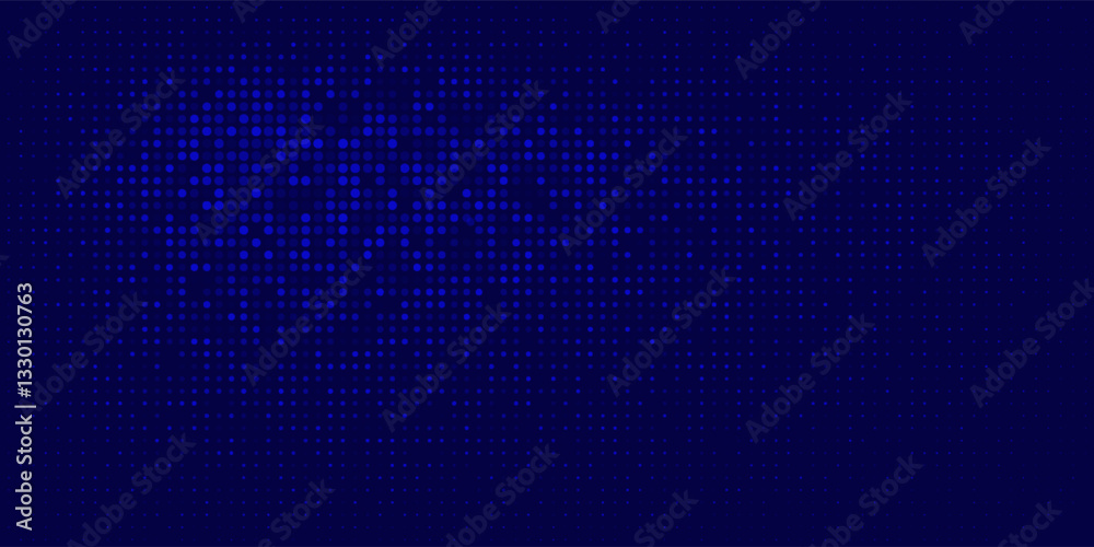 Dark BLUE vector banner with circles, spheres. Abstract spots. Background of Art bubbles in halftone style with colored gradient. eps 1 Dark BLUE vector banner with circles, spheres. Abstract spots. Background of Art bubbles in halftone style with colored gradient. eps 1