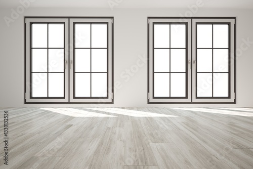 modern empty bright beautiful room