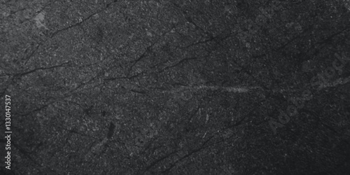 Abstract black grunge overly grains and concrete stone crack wall background. black slate stone wall background pattern with high resolution. black marble texture. black paper texture.