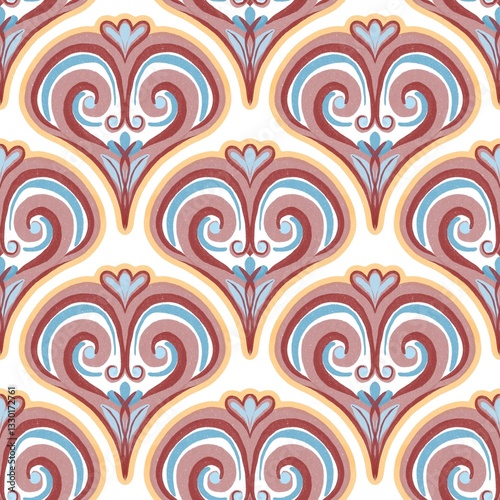 seamless pattern block pastelcolor