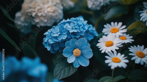 Close-up of blue flowers