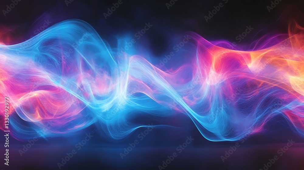 Fototapeta premium Colorful smoky abstract background for art projects
