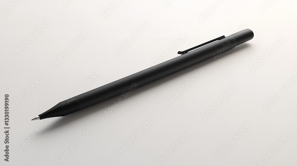 Minimalist Stylus Pen Mockup Displayed on a Clean Background Minimalist Stylus Pen Mockup Displayed on a Clean Background