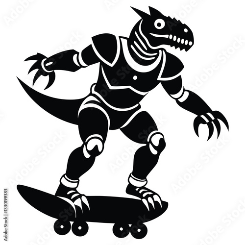 tyrannosaurus rex dinosaur vector isolated on white background eps 10 
