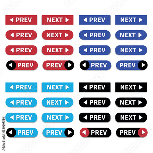 prev and next buttons