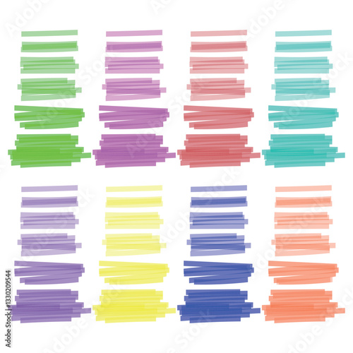 colored markers