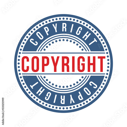Free Download copyright rubber stamp design vector template - GFXLoad