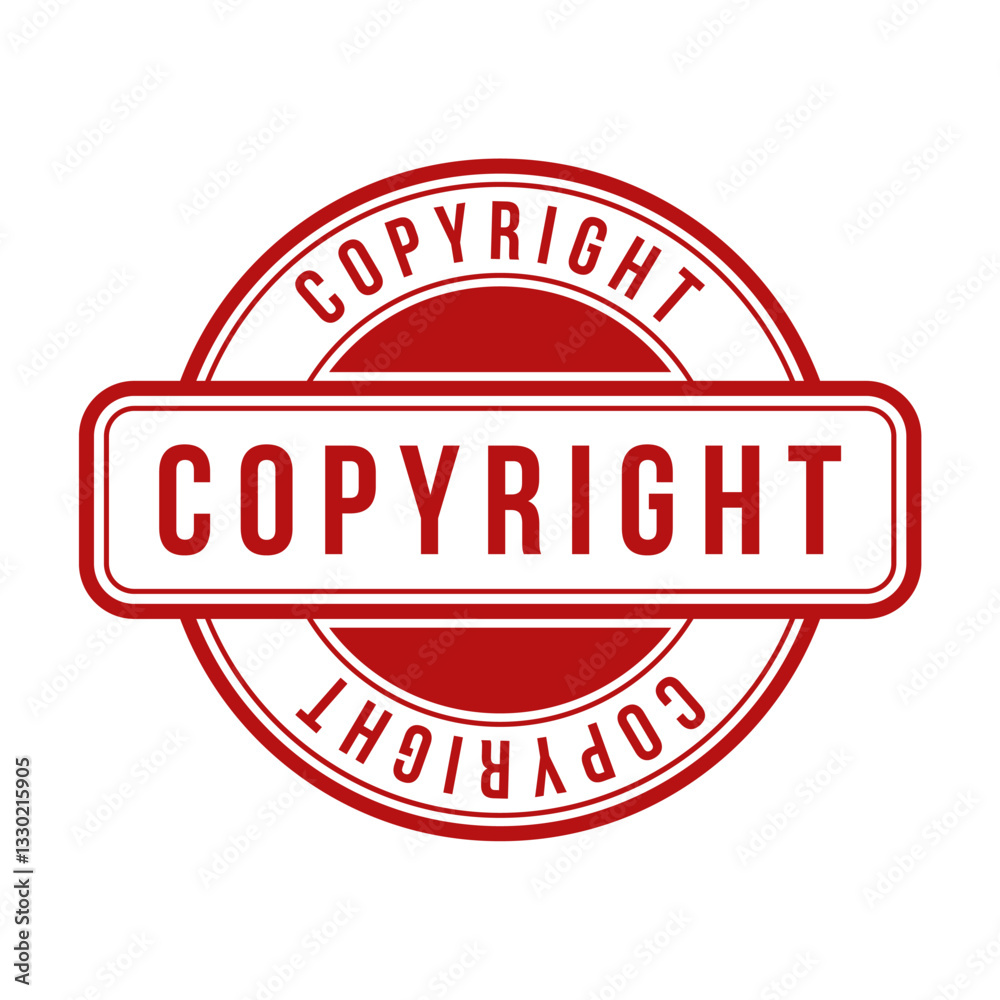 copyright rubber stamp design vector template copyright rubber stamp design vector template
