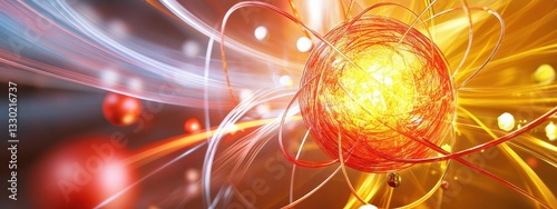 particle atom physics quantum mass energy neutron elementary matter electron. chemistry background nuclear ion proton structure model CERN subatomic 3D collision hadron antimatter molecular nucleus
