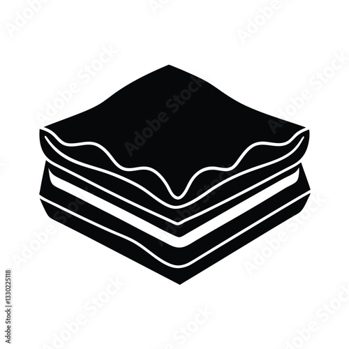 Sweet Baklava Pastry Dessert Icon, Layers, Flaky, Delicious, Treat