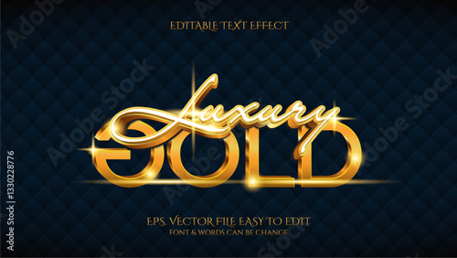 LUXURY GOLD TEXT STYLE- EDITABLE GOLD TEXT EFFECT