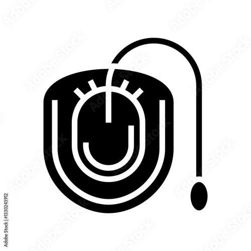 sitz bath intimate care glyph icon vector illustration