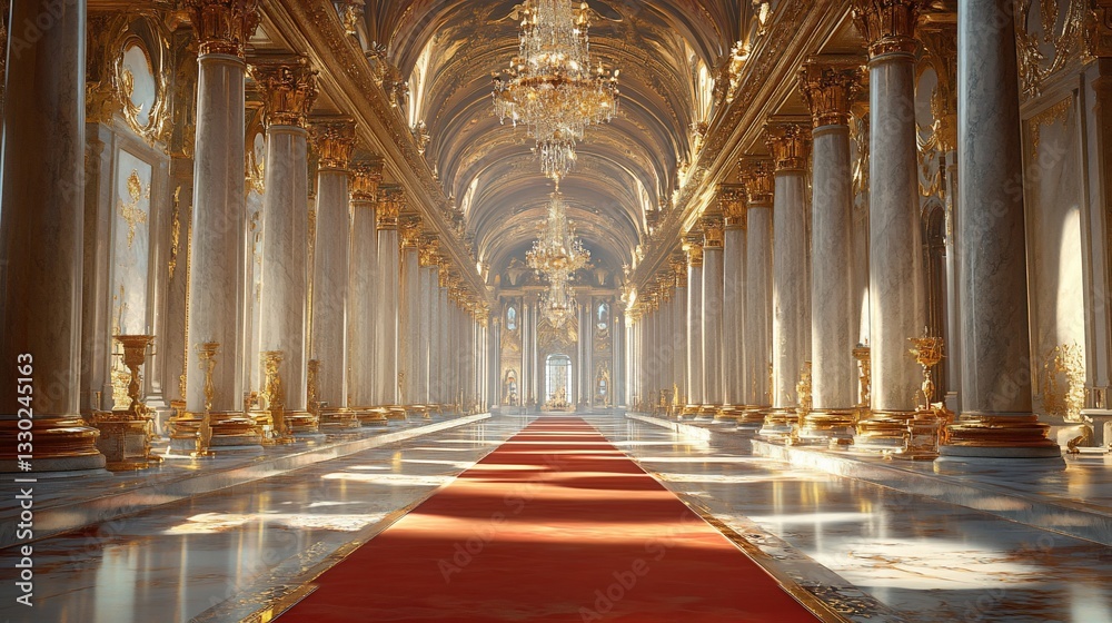 Obraz premium Grand Royal Hallway