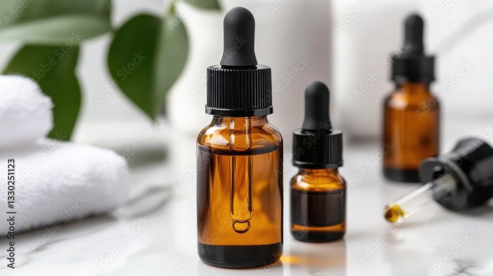 Organic Oils for Facial Care in a Minimalist Spa Setting Organic Oils for Facial Care in a Minimalist Spa Setting