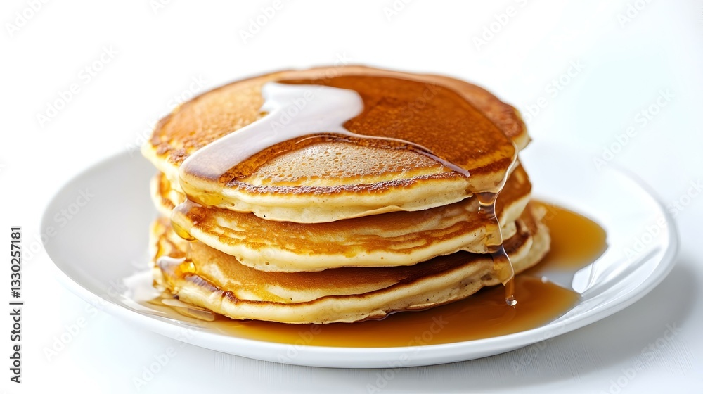 Tasty pancakes on white background Tasty pancakes on white background