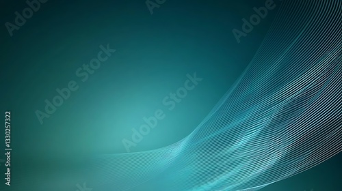 Abstract digital illustration showing flowing lines in a gradient blue