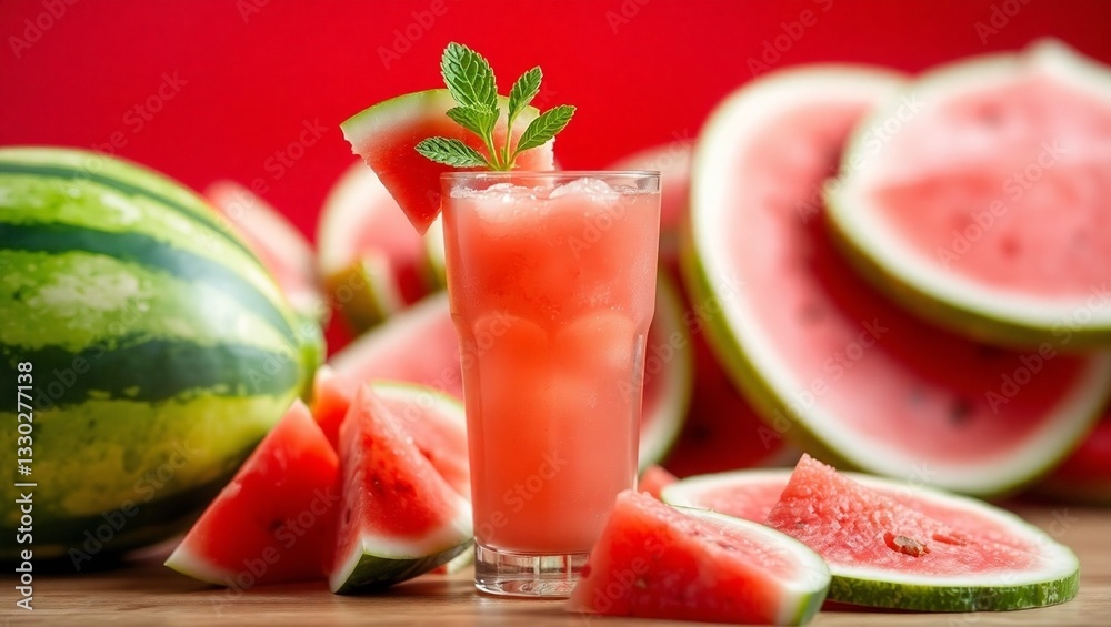 watermelon juice, Generative AI watermelon juice, Generative AI
