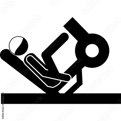Leg Press Machine Icon