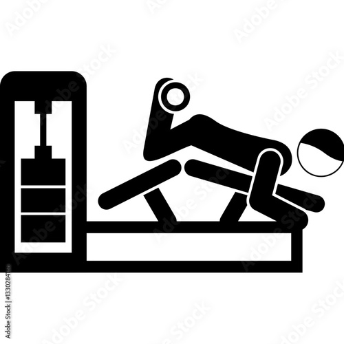 Lying Leg Curls Icon