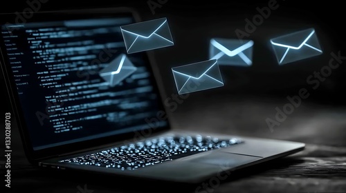 Email Sending from Laptop at Night