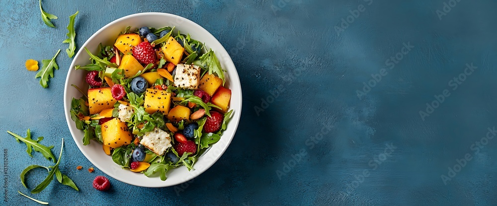 Fresh Fruit Salad with Feta and Arugula Fresh Fruit Salad with Feta and Arugula