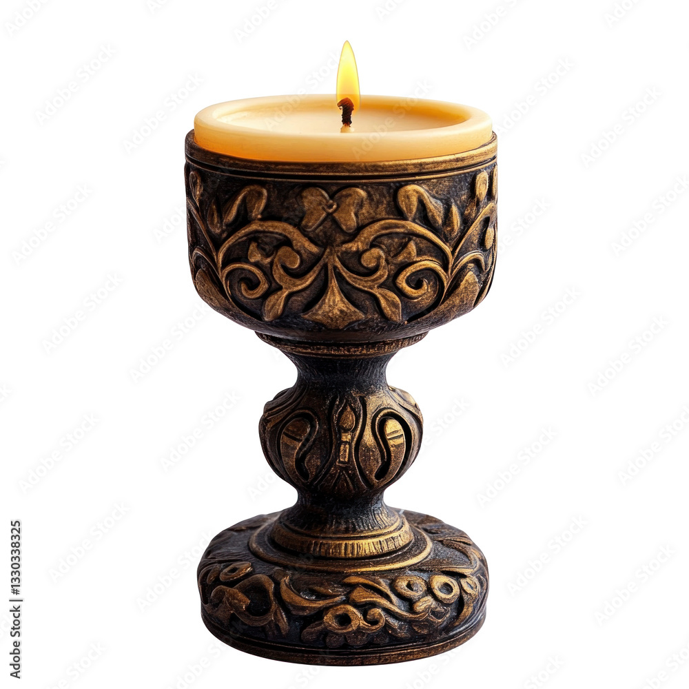 candlestick with candle candlestick with candle