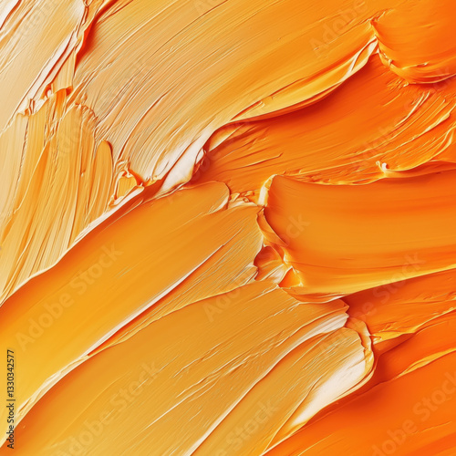 a watery brush stroke of red and orange watercolor isolated  on white background ,oil paint, drips, colorful

