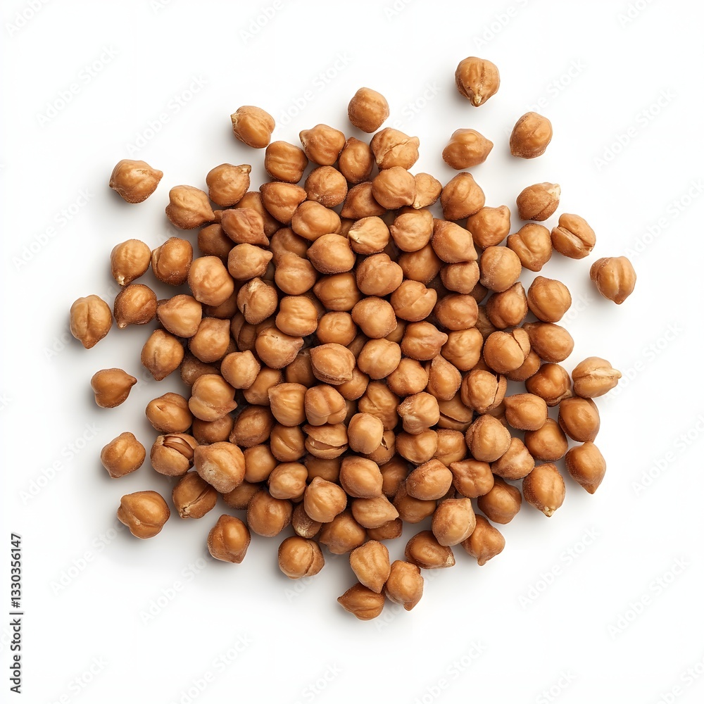 A Heap of Roasted Chickpeas Healthy Snack Food High Protein Vegetarian Diet A Heap of Roasted Chickpeas Healthy Snack Food High Protein Vegetarian Diet