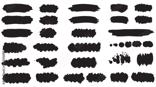 Mustache set vector illustration with vintage design and decorative elements