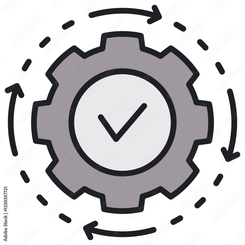 Operation Lineal Color Icon Operation Lineal Color Icon