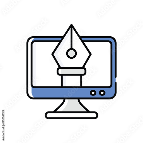 Digital Art Vector icon