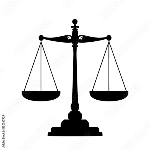 Justice scale legal balance law symbol icon