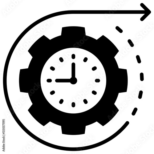 Long Term Glyph Icon
