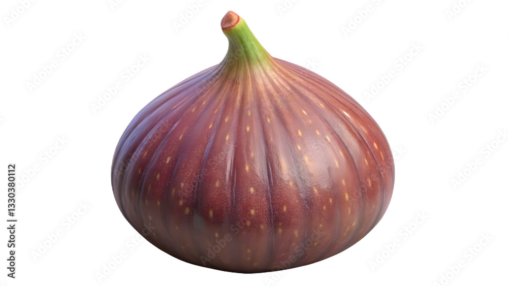 Fototapeta premium Close up of fig isolated