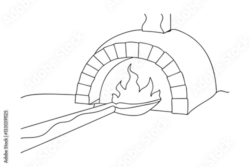 Traditional Wood Fired Brick Oven for Baking and Cooking