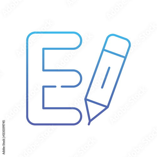 Text Edit Vector icon