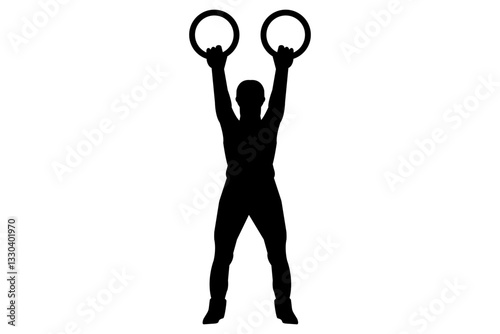 Rock Climbimg Silhouette Icon