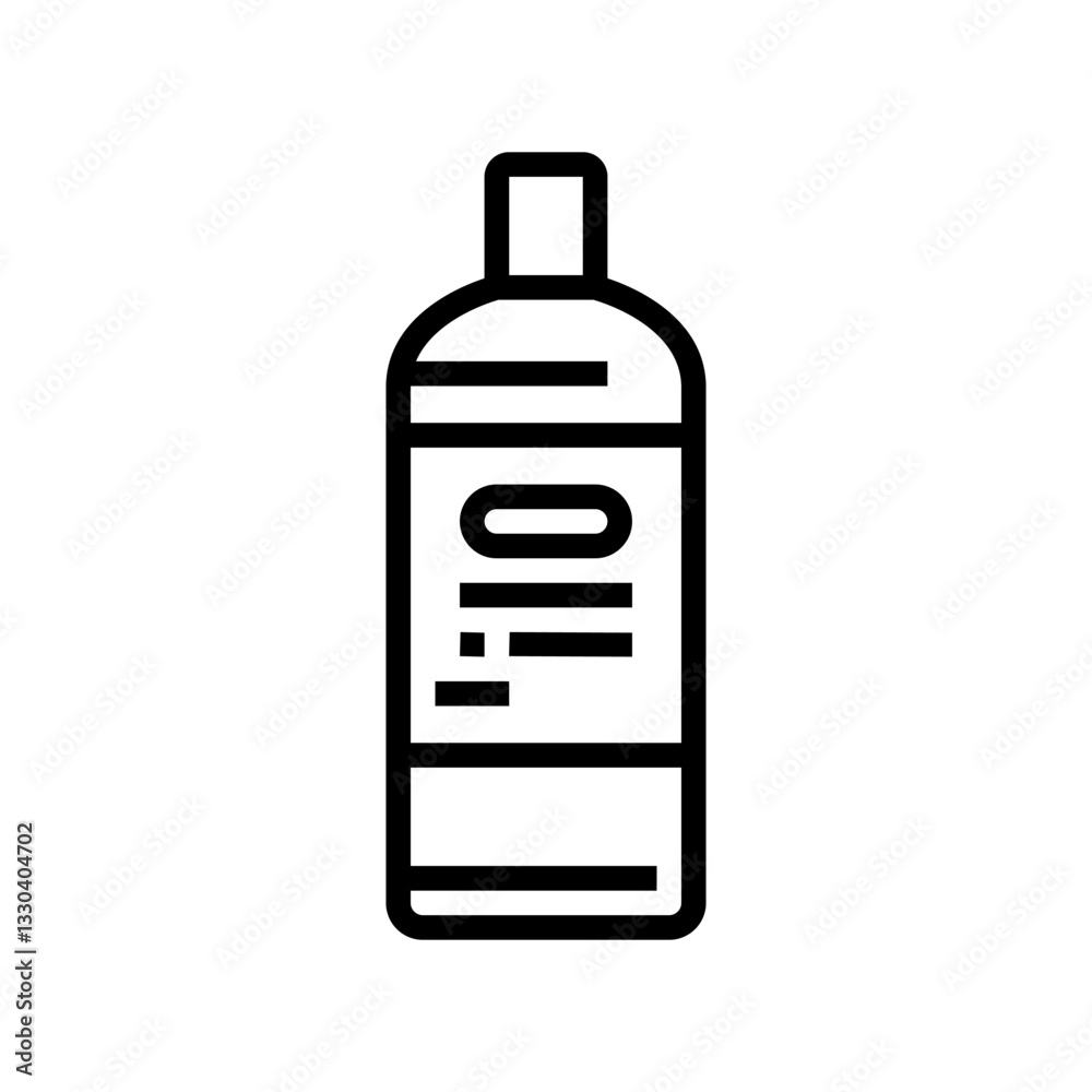 shower with fragrance free soap line icon vector illustration shower with fragrance free soap line icon vector illustration