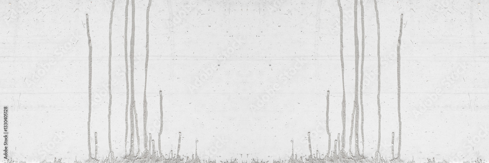 Obraz premium Old wall panorama texture cement dirty gray with black background abstract grey and silver color design are light with white background.