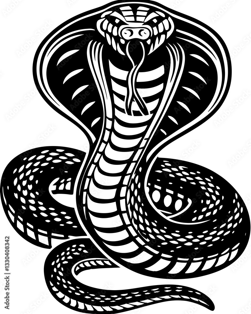 Fototapeta premium snake vector illustration
