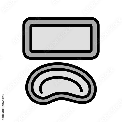 surgical tray surgeon color icon vector illustration