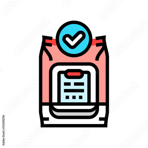 use intimate wipes care color icon vector illustration