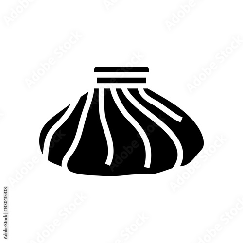 ice pack cold therapy recovery wellness glyph icon vector illustration